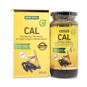 Cal Keçiboynuzu Pekmezli Ari Sütlü Zeytin Yapraklı Macun 300 Gr